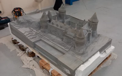 Maketeam AR, fabrication de maquette de châteaux de grandes dimensions