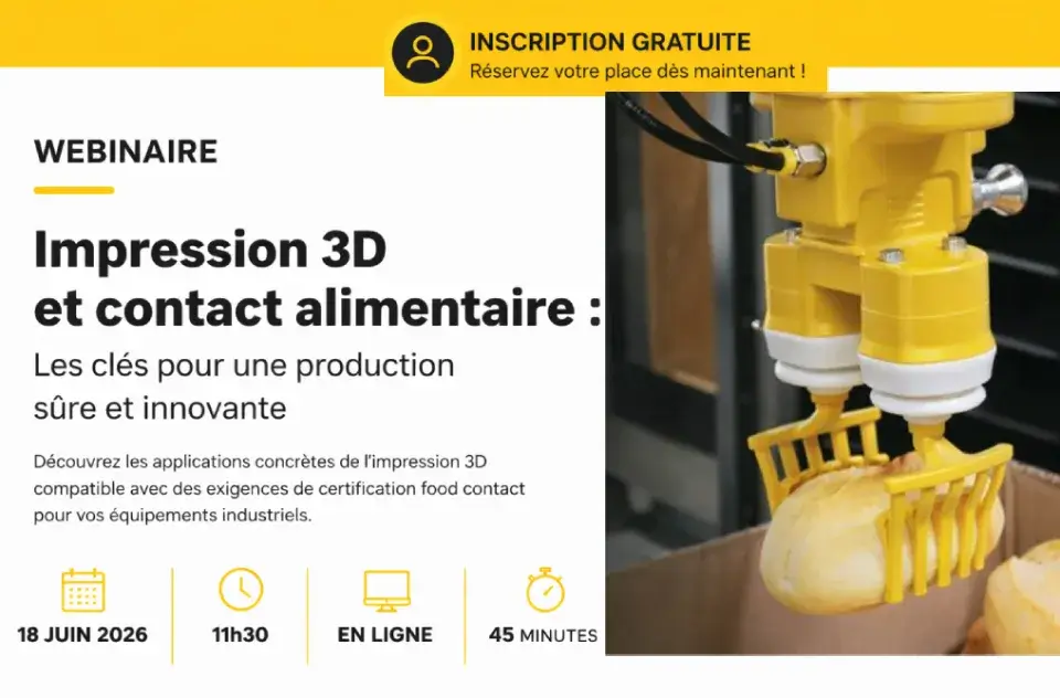 Impression 3D et contact alimentaire